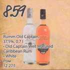 Allahindlus - Rumm Old Captain 37,5%, 0,7 l