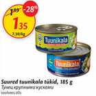 Allahindlus - Suured tuunikala tükid, 185 g