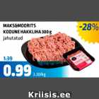 MAKS&MOORITS KODUNE HAKKLIHA 300  g