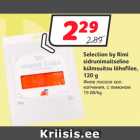 Allahindlus - Selection by Rimi
sidrunimaitseline
külmsuitsu lõhefilee,
120 g