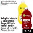 Allahindlus - Kehapiim Intensive 7 Days rohelise teega või Repair kuivale nahale