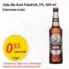 Allahindlus - Hele õlu Karl Fiedrich,5%,5O0 ml