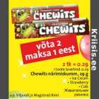 Allahindlus - Chewits närimiskumm, 29 g
