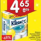 Allahindlus - Kleenex
Premium White
tualettpaber,
3-kihiline, 24 rulli
