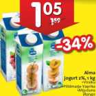 Alma
jogurt 2%, 1 kg