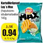 Allahindlus - Kartulikrõpsud Lay´s Max