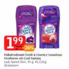 Allahindlus - Pulkdeodorant Fresh & Essence Luxurious Freshness või Cool fantasy