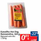 Allahindlus - Kanaliha Hot Dog
Rannamõisa, 500 g
