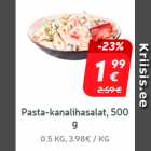 Pasta-kanalihasalat, 500 g
