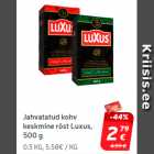 Jahvatatud kohv keskmine röst Luxus, 500 g

