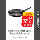 Pann Tefal First Cook Bugatti,
28 cm, tk
