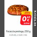 Allahindlus - Focaccia pestoga, 250 g*
