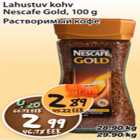 Allahindlus - Lahustav kohv Nescafe Gold