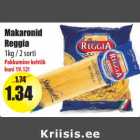 Allahindlus - Makaronid Reggia 1kg / 2 sorti