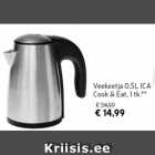 Allahindlus - Veekeetja 0,5 L ICA Cook & Eat, 1 tk**