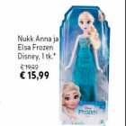 Allahindlus - Nükk Anna ja Elsa Frozen Disney, 1 tk*