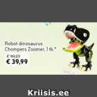 Allahindlus - Robot dinosaurus Chompers Zoomer, 1 tk*