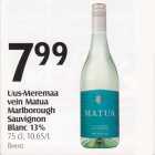 Uus-Meremaa vein Matua Marlborough Sauvignon Blanc