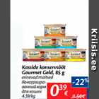 Allahindlus - Kasside konservsööt Gourmet Gold, 85 g