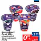 Allahindlus - Koorene jogurt Farmi, 400 g