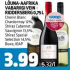 Allahindlus - LÕUNA-AAFRIKA VABARIIGI VEIN RIDDERSBERG 0,75 L