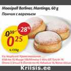 Allahindlus - Moosipall Berliner, Mantinga, 60 g