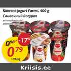 Allahindlus - Koorene jogurt Farmi, 400 g