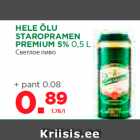 HELE ÕLU
STAROPRAMEN
PREMIUM