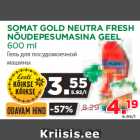 Allahindlus - SOMAT GOLD NEUTRA FRESH
NÕUDEPESUMASINA GEEL
600 ml