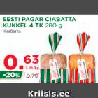 Allahindlus - EESTI PAGAR CIABATTA
KUKKEL