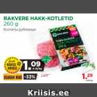 Allahindlus - RAKVERE HAKK-KOTLETID
260 g