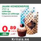 Allahindlus - JAANI KONDENSPIIM
250 g