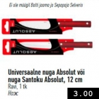 Universaalne nuga Absolut või nuga Santoku Absolut, 12 cm