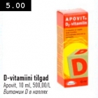 D-vitamiini tilgad