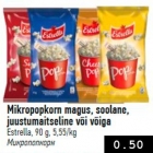 Mikropopkorn magus, soolane, juustumaitseline või võiga