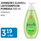 JOHNSON´S KUMMELI LASTEŠAMPOON PUMBAGA 500 ML