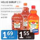 HELIIUS SIIRUP 1,5 L