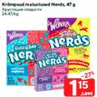 Krõmpsud maiustused Nerds, 47 g
