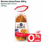 Brioche röstsai Fazer, 450 g
