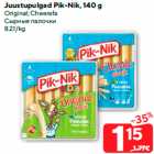 Juustupulgad Pik-Nik, 140 g

