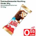 Allahindlus - Šokolaadibatoonike Maxi King,
Kinder, 35 g
