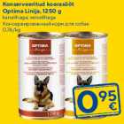 Konserveeritud koerasööt
Optima Linija, 1250 g

