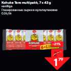 Kohuke Tere multipakk, 7 x 43 g
vanilliga
