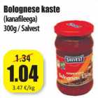 Allahindlus - Bolognese kaste
(kanafileega)
300g / Salvest