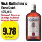 Allahindlus - Viski Ballantine´s
Finest Scotch
40%,0,5L