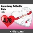 Allahindlus - Kommikarp Raffaello
Süda
140g