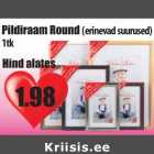 Allahindlus - Pildiraam Round (erinevad suurused)
1tk