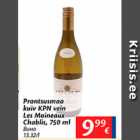 Allahindlus - Prantsusmaa kuiv KPN vein Les Moineaux Chablis, 750 ml