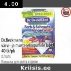 Allahindlus - Dr.Beckmann 
värvi- ja mustesekogumise lapid 40 tk/pk
40 tk/pk