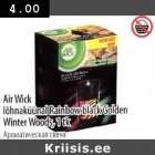 Allahindlus - Air Wick
lõhnaküünal Rainbow blask Golden
Winter Woods, 1 tk